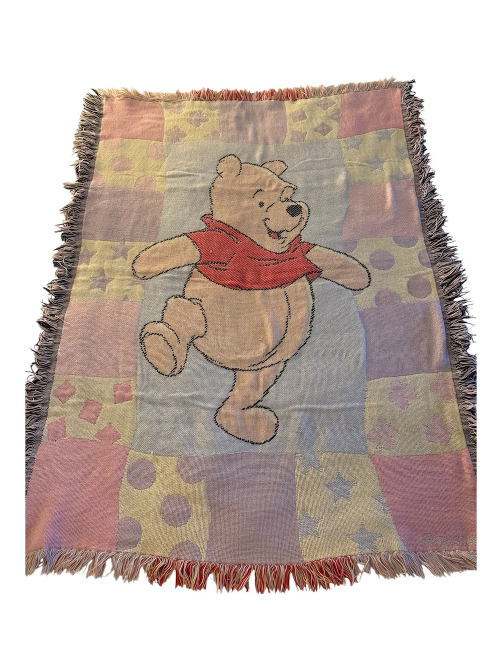 WINNIE THE POOH VINTAGE Tapestry Blanket  DISNEY